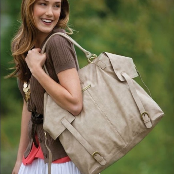 Timi & Leslie Handbags - Timi & Leslie Charlie Diaper Bag, Beige